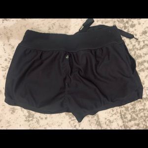 PrAna Black Workout Shorts, 2”, Inner Liner, Pockets, Drawstring, XS